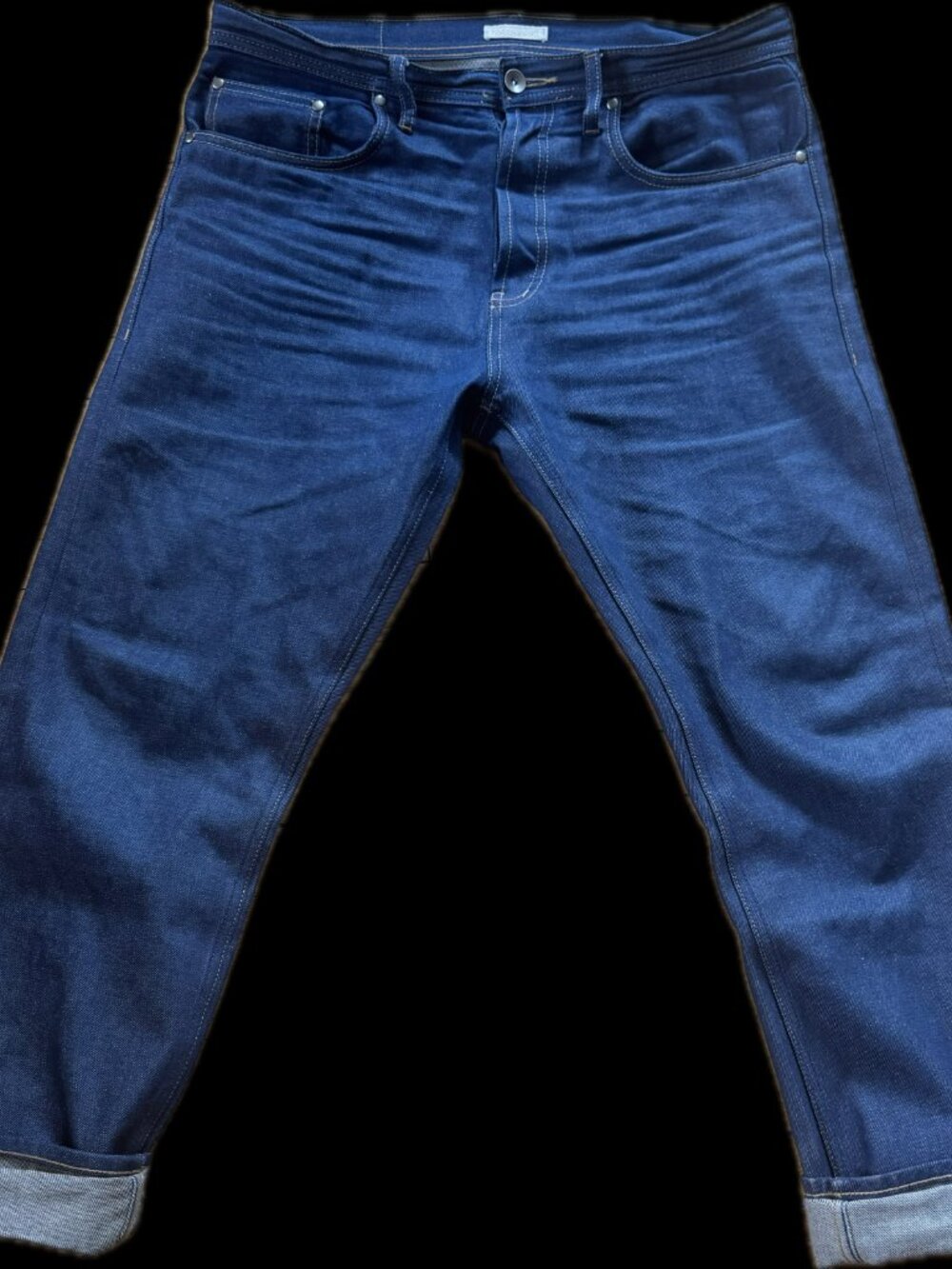 Unbranded Brand Sanforized Selvedge Denim UB854 Relaxed Straight Fit 13.5oz